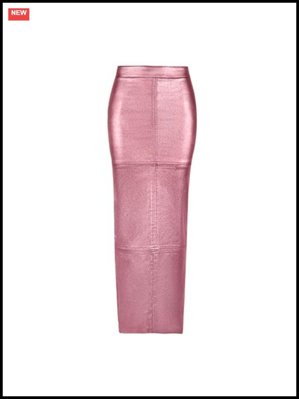 Faux Leather High Waist A Line Long Maxi Skirt Business Casual